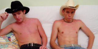 Hey guys - instead of the Sean and Taz scene for this update, we're making a last minute change to this cowboy duo. These boys look hot in their attire - especially Nathan who is one cowboy I wouldn't mind riding.