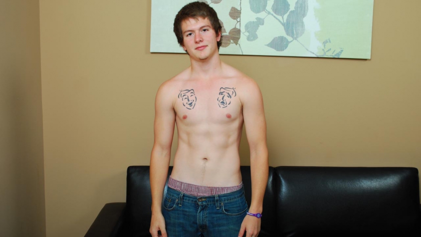 Clayton is the newest cute boy to hit the BSB futon. Watch as he enjoys himself jerking off for your benefit! 